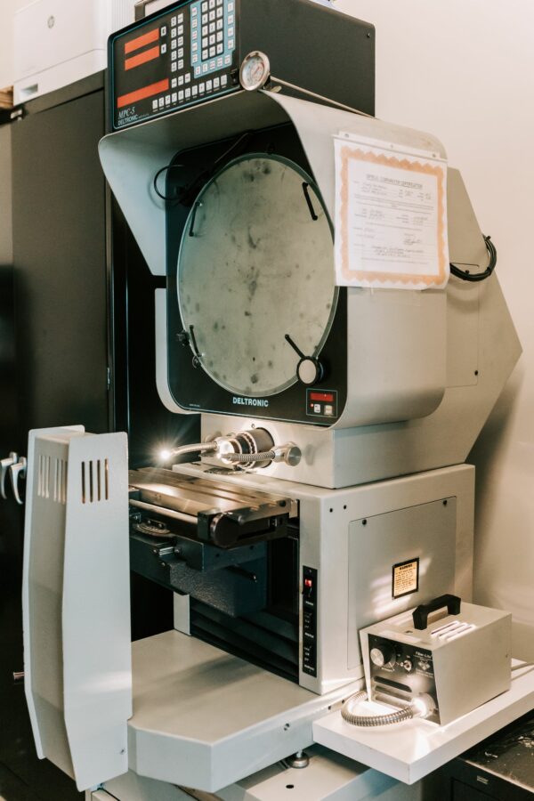 Thirty Two Machine is capable of high quality and professional manufacturing, using high quality tools such as the Optical Comparator.
